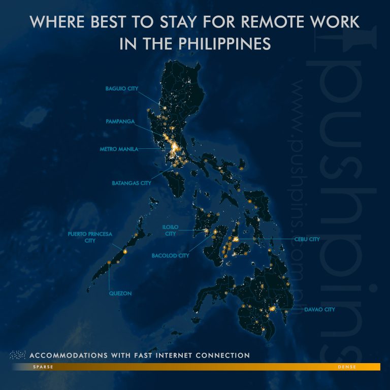 remote work destinations in philippines with fast internet