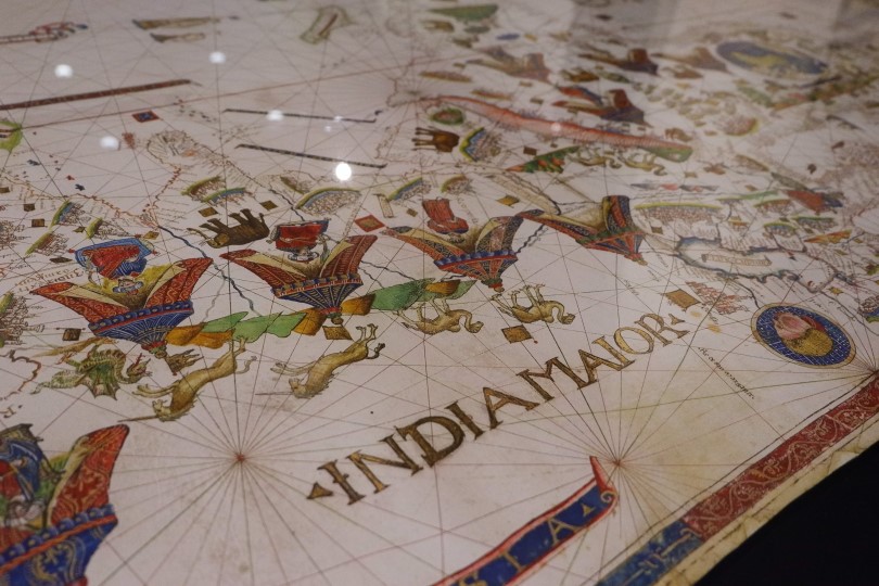 India Major-Map exhibit in Manila